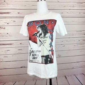 BON JOVI SLIPPERY WHEN WET 1986 T-shirt S